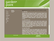 Tablet Screenshot of gardenpoint.cz